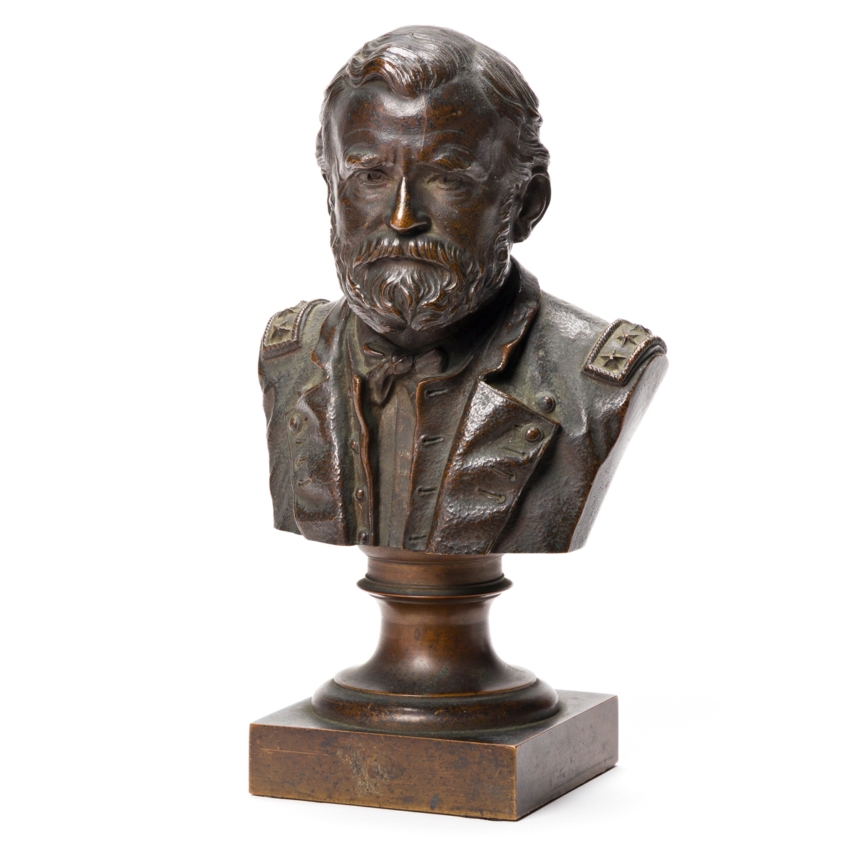 (PRESIDENTS.) H.K. Bush-Brown, sculptor. Bust of Ulysses S. Grant as a general.
